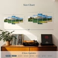 thumbnail image 3 of Elephant Stock Springtime At Mount Rainier Wall Art - Horizontal Multi Panel Canvas - Living Room Wall Decor - Nature Multi Panel - Green And Blue Decor - 29" x 12", 3 of 4