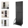 thumbnail image 4 of 1 PCS Black 60*35*170cm/23.62*13.78*66.93in Pegboard Display Stand, Merchandise Display Rack, Retail Pegboard Rack, 4 of 11