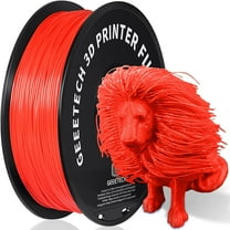 GEEETECH 3D Printer Red PLA Filament 1.75mm 1kg Spool (2.2lbs),Dimensional Accuracy /- 0.03mm