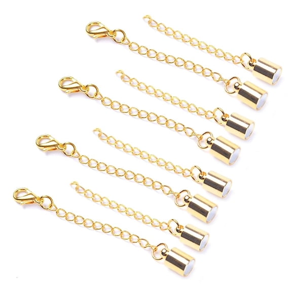 Ciwanning Magnetic Jewelry Connector Chain Gold and Silver Chain Extensions for Accessory