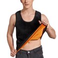 thumbnail image 2 of Men's Fleece Lined Undershirt Tank Top Winter Warm Sleeveless Thick Thermal Vest, 2 of 8