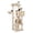 Beige, variant on PAWZ Road 56.3" Large Cat Tree Indoor Multi-Level Cat Tower with Super Large Top Perch Dark Gray