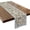 Classic Chintz Style Bird Flower, variant on Rustic Distressed Wood Plank Table Runner, Kitchen Dining Table Decoration for Home Party Decor 13x72 Inch, Festival Table Decorations Indoor Outdoor Party Spplies