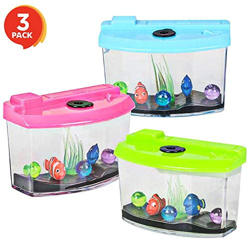 ArtCreativity 3? Growing Aquarium Toys for Kids (Set of 3) Fish Grow 5X Bigger in Water Fun