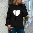 thumbnail image 2 of yoeyez Oversized Hoodies for Teen Girls Women's Loose Fit Sweatshirts Fashion Cartoon Print Loose Fit Pullover, 2 of 7