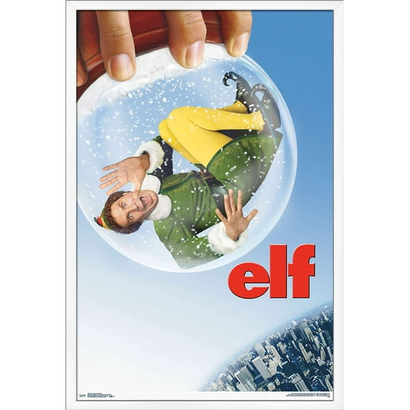 Elf - Snow Globe One Sheet Wall Poster, 22.375" x 34", Framed