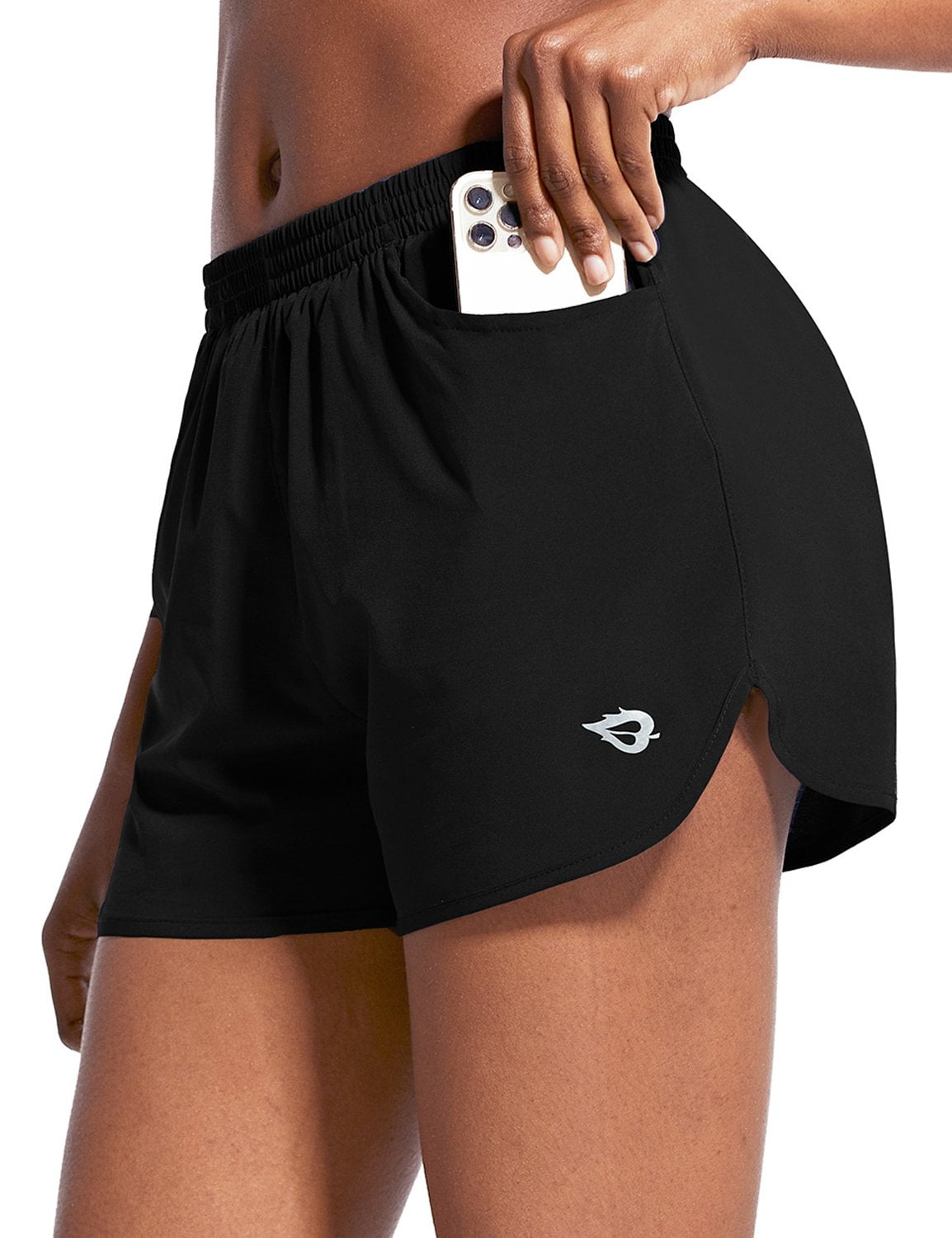 BALEAF Jupe Short Femme Sport 2 en 1 Jupes de Tennis Femme Jupe Maillot de Bain avec Culotte Intérieur pour Yoga Gym Running Dance Plage 