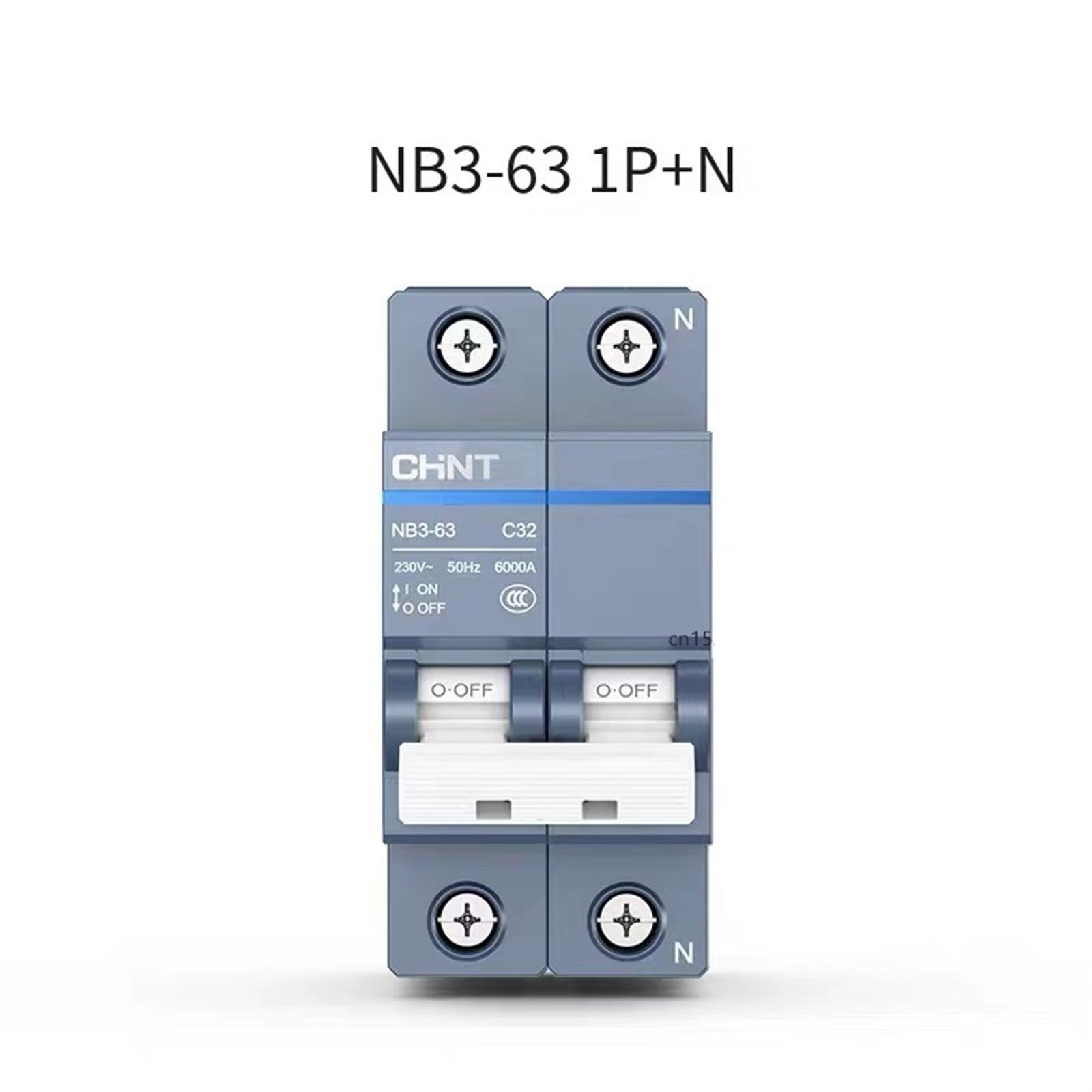 NB3 1P 1P+N 2P 3P 4P AC 230/400V Circuit Breaker DIN Rail Mounting Miniature
