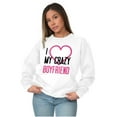 thumbnail image 4 of Funny Cute Set for Couples Matching Women Crewneck Sweatshirt Brisco Brands X, 4 of 7