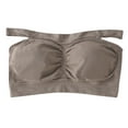 thumbnail image 4 of Tube Tops Womens Padded Bandeau Bra Wire Free Strapless Convertible Bralettes Basic Layer Tube Top Bra Sports Bra, 4 of 4