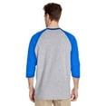 thumbnail image 5 of Gildan Heavy Cotton Three-Quarter Raglan Sleeve Baseball T-Shirt, 5 of 7