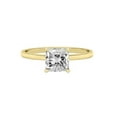 thumbnail image 3 of Cora Jewellery 1.5CT Princess Moissanite Hidden Halo Engagement Ring for Women, 10K Yellow Gold, 10.5 US, 3 of 5