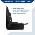thumbnail image 4 of Unique Bargains Mud Flaps Splash Guards W/Mount  Accessories for Mercedes-Benz GLB 2020-2023 Front and Rear Mud Guards 1 Set, 4 of 6