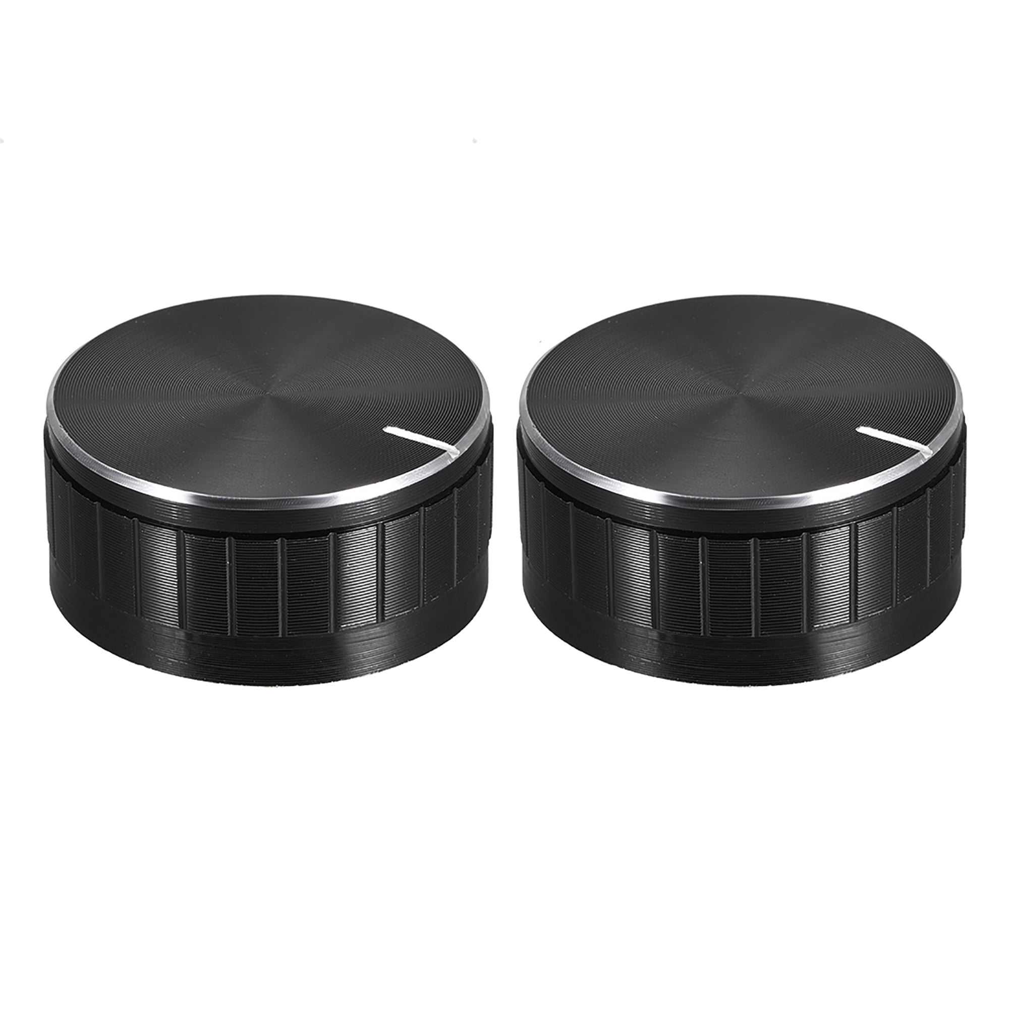 Black Aluminum Volume Control Knob 40mm Potentiometer 6mm Rotary Shaft Volume
