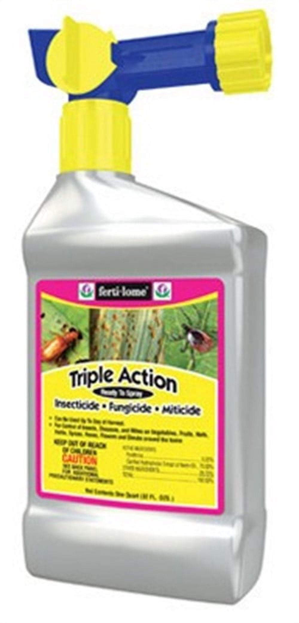 Ferti-lome Triple Action Insect & Disease Killer Ready to Spray - 32 Oz.