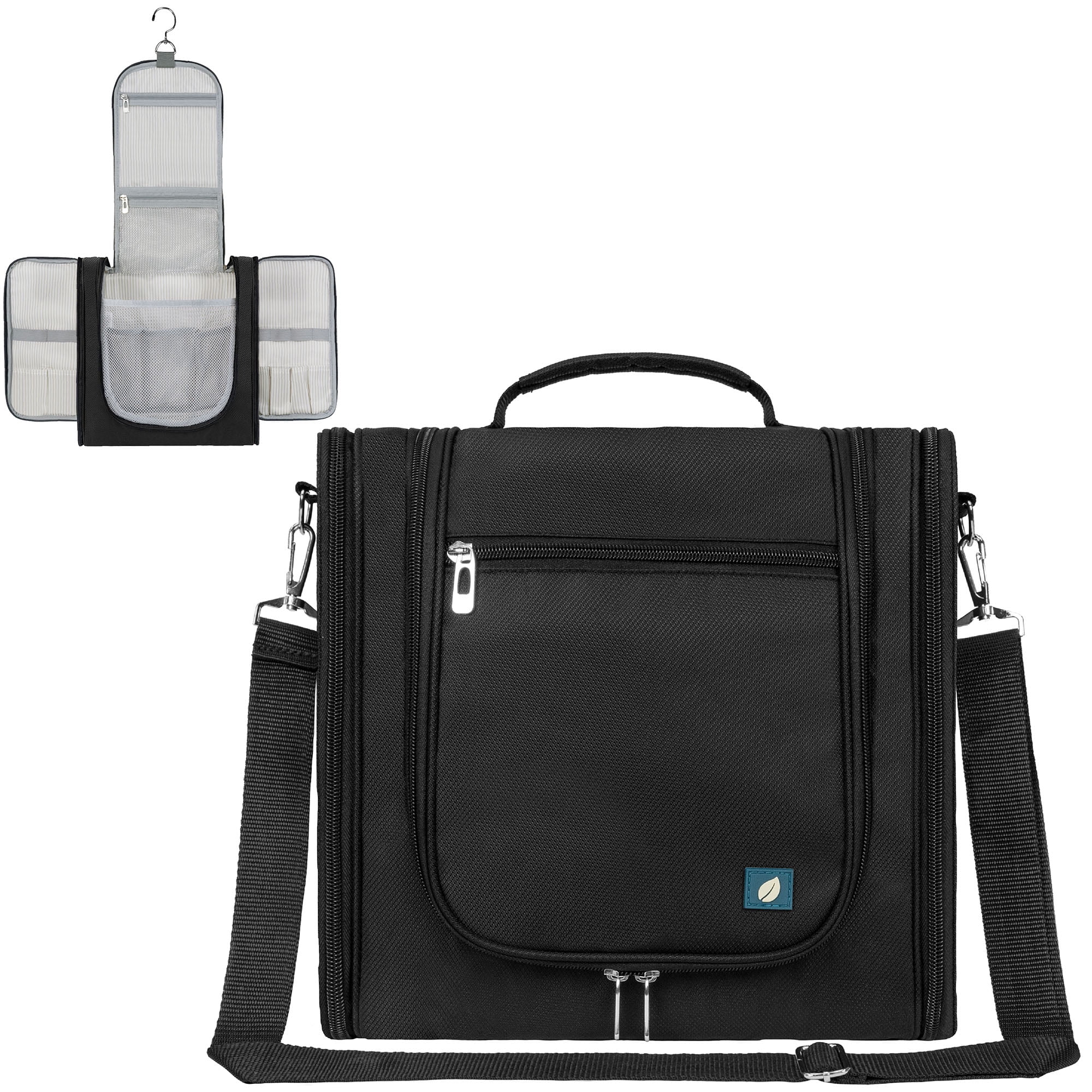 PAVILIA Extra Large Toiletry Bag Travel Bag for Women Men, Hanging