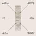 thumbnail image 2 of JONATHAN Y SILK ORCHID 2 x 8 Runner Rug, Loom Strie - Beige/Gray, SOR200D-28, 2 of 7