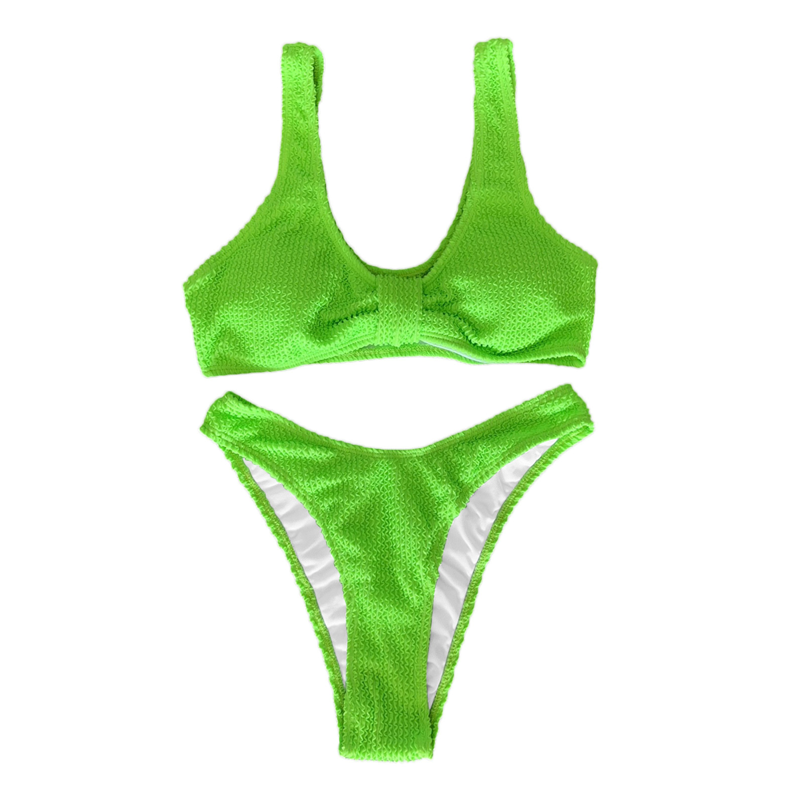 CAICJ98 Two Piece Swimsuit for Women Women's Bikini Set Block Triangle
