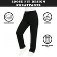 thumbnail image 4 of Galaxy by Harvic 3-Pack Women's Loose Fit Fleece Jogger Sweatpants (S-5XL), 4 of 6
