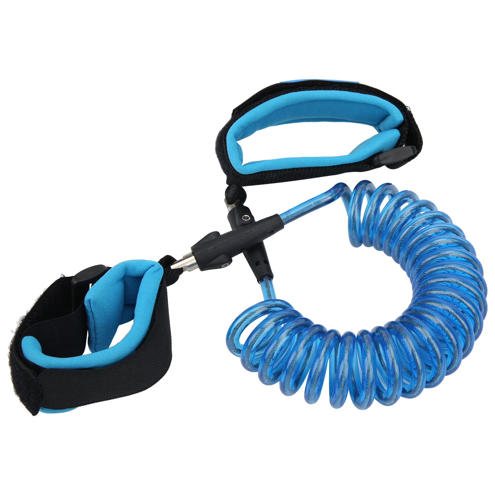 Toddler Safety Harness Leash Anti Lost Wrist Link Walking Strap Coded Lock 4.9 ft / 150 cm Blue