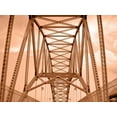 thumbnail image 2 of Rodriguez, Jairo 32x25 White Modern Wood Framed Museum Art Print Titled - Sepia Bridge, 2 of 4