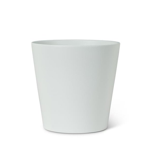 Abbott Collection AB-85-STOCKHOLM-19 Planteur Conique Classique de 7 Po&44; Blanc - Grand
