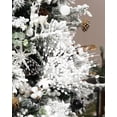 thumbnail image 2 of 10 Pack Artificial Red Berry Stems, 15.7 Inch Glitter Burgundy Red Berry Picks Holly Berries Branches for Christmas Floral Arrangement Decorations Wedding Holiday Season Winter Home Decor, 2 of 9