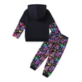 thumbnail image 2 of Lanbubble Toddler Boys 2-Piece Outfit 3D Print Long Sleeve Sweatshirt Hoodie and Jogger Pants Set for Ages 2-6T, Casual Matching Clothes, 2 of 8