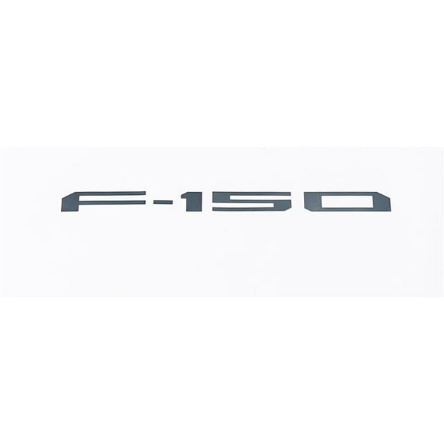Convient pour Ford F-150 2018-2020 Putco Emblème 55556BPFD Noir Platine; Lettres Ford F-150 sous Licence; Ruban pour Hayon; Noir; Acier Inoxydable