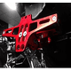thumbnail image 2 of Soporte De Matrícula De Motocicleta De Aleación De Aluminio Rojo, 2 of 3