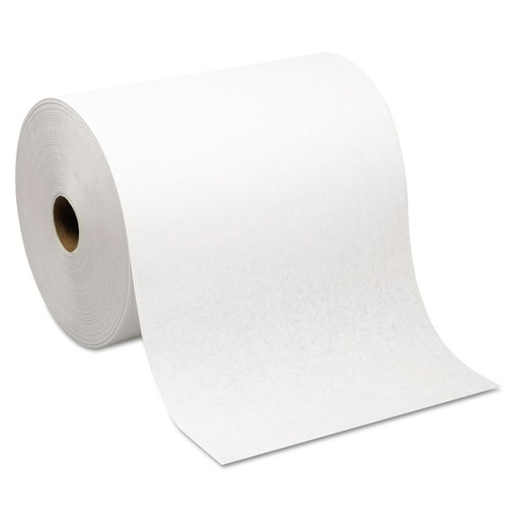 Georgia Pacific Professional Hardwound Roll Paper Towel, Nonperf, 7.87" x 1,000 ft, White, 6 Rolls/Carton