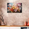 thumbnail image 3 of Watercolor Flower Wall Art Modern Abstract Poppy Floral Wall Decor for Bathroom Girl Bedroom Aesthetic Wildflower Picture Canvas Prints Spring Botanical Paintings Framed Artwork 12x16, 3 of 6
