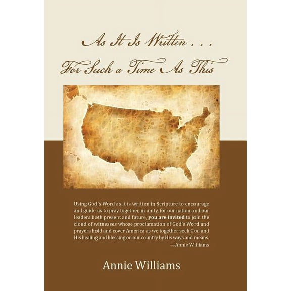 As It Is Written . . . for Such a Time As This