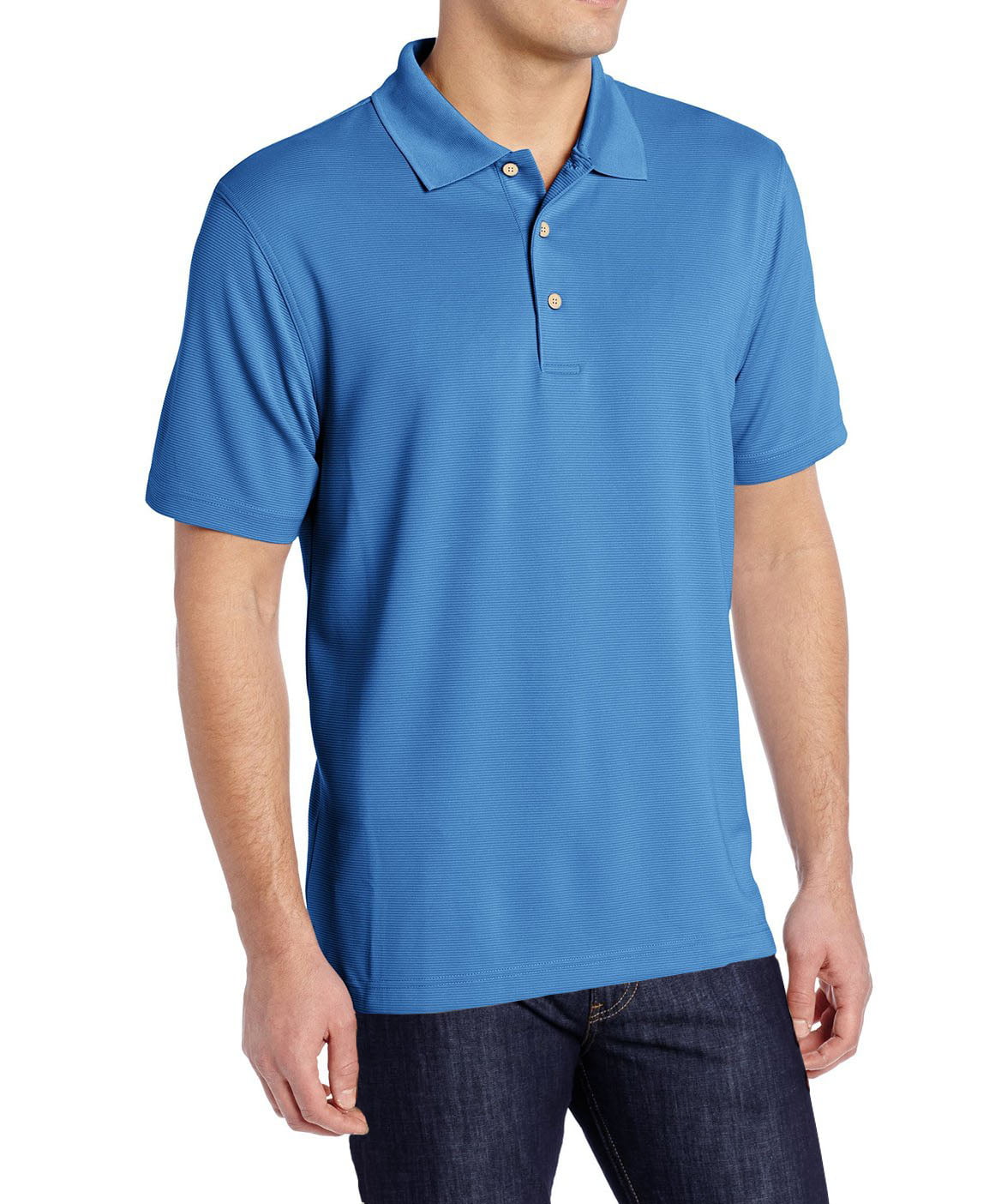 Cubavera Mens Big and Tall Essential Textured Performance Polo