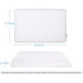 Slim Sleeper Cooling Gel Thin Flat Memory Foam Pillow for Bed