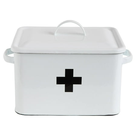 - 3R Studios Enameled Decorative First Aid Box