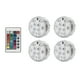 thumbnail image 2 of Luz de acuario IP67 Impermeable LED RGB Lámpara subacuática Control remoto Decoración Lámpara de noche, 4 piezas de luces Monstrate HA006129-02, 2 of 7