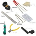 thumbnail image 1 of Guitar Repairing Tool Kit Electric Acoustic Guitar Ukulele String Fret Repair Maintenance Cleaning Tools, 1 of 9