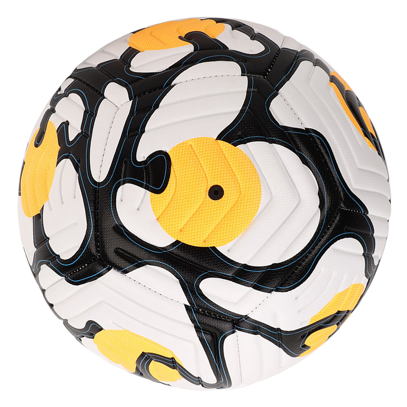 BIMZUC No. 5 Soccer Indentation Adult Training Soccer Standard English Football Size 5 (27 inches / 68.5 cm) Orange