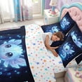 thumbnail image 5 of Manfei Colorful Axolotl 7pcs Queen Bedding,Ocean Animal Bedding Comforter Set Queen,Colorful Stars Reversible, 5 of 7