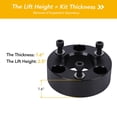 thumbnail image 5 of HA-EMORE Tundra Leveling Lift Kits 2" Front - 2 Inch Strut Spacer Suspension Lift Kit Lift Spacers for 1999 - 2006 Tundra 2WD 4WD, 1999-2006 Sequoia 2x2 4x4, 5 of 6