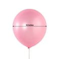 thumbnail image 3 of Efavormart 50 Pack Pink Biodegradable Balloons, Eco-friendly Thickened Extra Strong Latex Helium Party Balloons - 12", 3 of 10