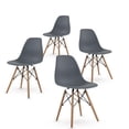 thumbnail image 1 of Silla Minimalista Mirel 4 piezas Gris, 1 of 8