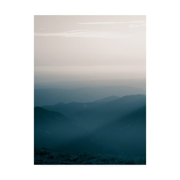 Trademark Fine Art 'Blue Mountains V' Canvas Art by PhotoINC Studio