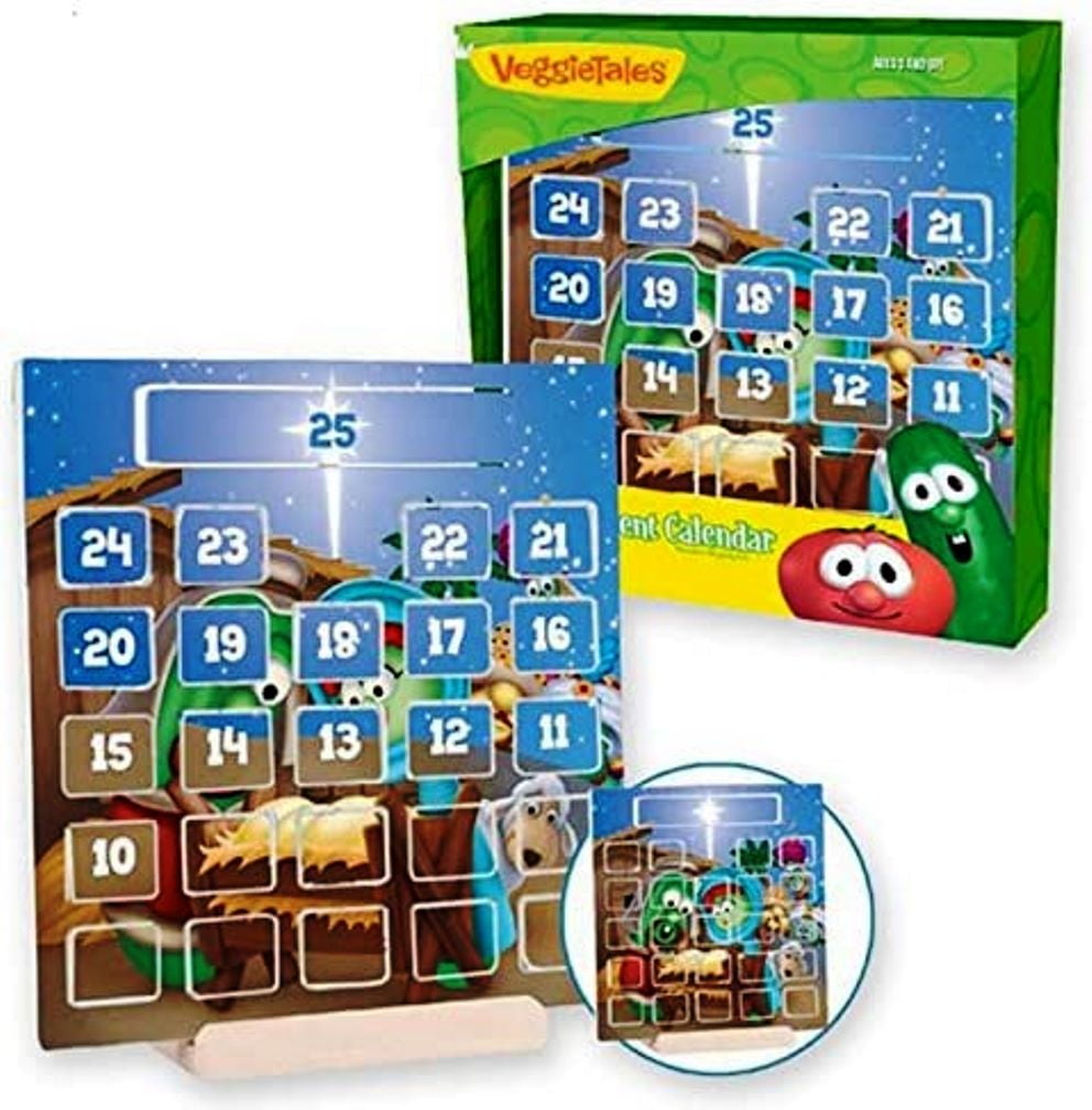 VeggieTales Wood Advent Calendar Display Set (00538)