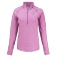 thumbnail image 2 of Women's Cutter & Buck  Pink Pittsburgh Steelers Peshastin Eco Fleece Recycled Half-Zip Top, 2 of 3