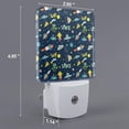 thumbnail image 4 of Sigee Funny Spaceships for Night Lights Plug into Wall, Dusk to Dawn Sensor Warm White Led Night Light 0.5W for Kid, Hallway, 4 of 5