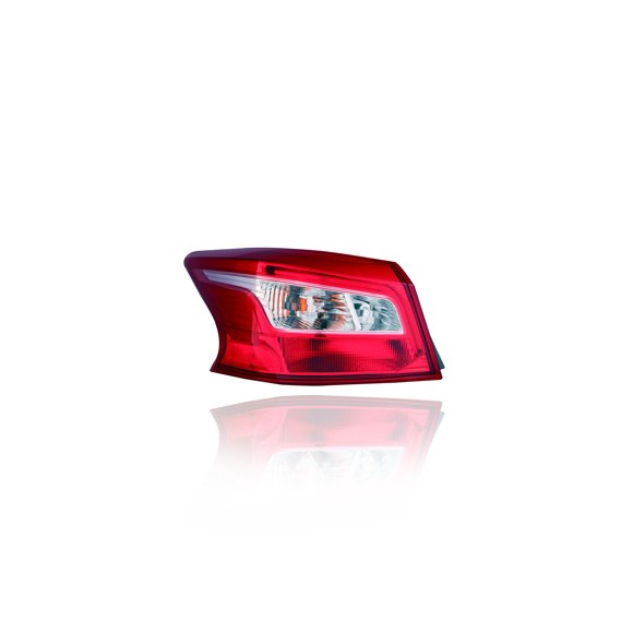 Tail Light Assembly - Cooling Direct Fit/For NI2804108 16-19 Nissan Sentra - Left Hand - Driver, Outer - On Body, NSF