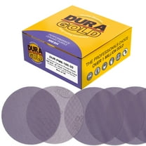 Dura-Gold Premium 180 Grit 6" Purple Ceramic Mesh Sanding Discs, Box of 30 - Dustless Hook & Loop Backing Sandpaper for DA & Random Orbital Sanders - Long-Lasting Fast Cut - Woodworking, Auto Paint