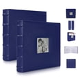 thumbnail image 1 of Álbum Fotográfico Betco Color Azul para 400 Fotos Set Paquete 2 Piezas, 1 of 5